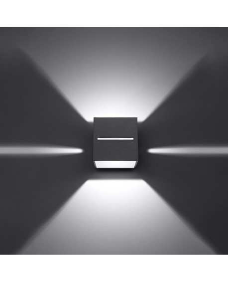 Kinkiet LOBO szary Sollux SL.0205