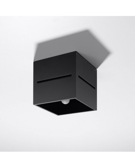Plafon LOBO czarny Sollux SL.0207
