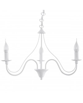 Żyrandol MINERWA 3 biały Sollux SL.0213