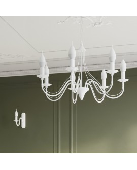 Żyrandol MINERWA 3 biały Sollux SL.0213