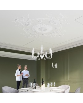 Żyrandol MINERWA 5 biały Sollux SL.0214