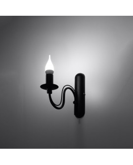 Kinkiet MINERWA czarny Sollux SL.0220