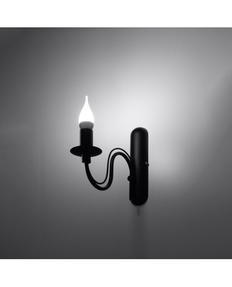 Kinkiet MINERWA czarny Sollux SL.0220