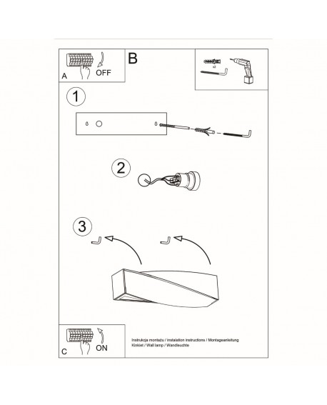 Kinkiet ceramiczny SIGMA MINI Sollux SL.0229