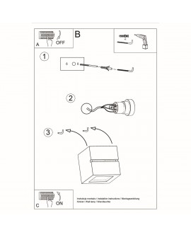 Kinkiet ceramiczny LEO LINE Sollux SL.0230