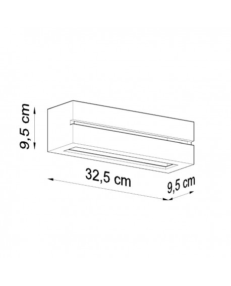 Kinkiet ceramiczny VEGA LINE Sollux SL.0231