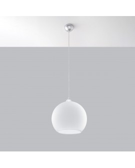 Lampa wisząca BALL biała Sollux SL.0256