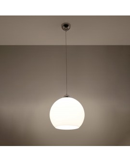 Lampa wisząca BALL biała Sollux SL.0256