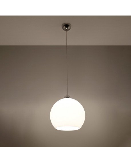 Lampa wisząca BALL biała Sollux SL.0256