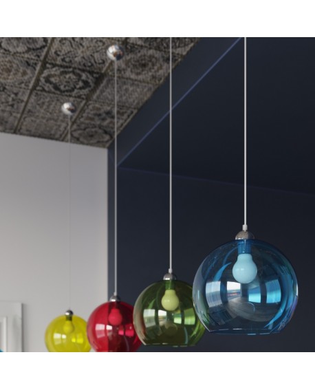 Lampa wisząca BALL biała Sollux SL.0256