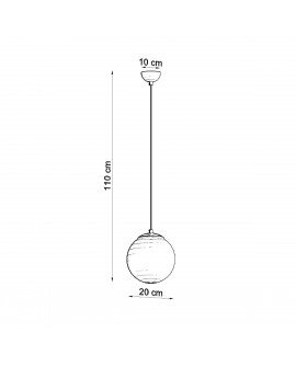 Lampa wisząca UGO 20 chrom Sollux SL.0263
