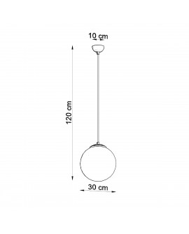Lampa wisząca UGO 30 chrom Sollux SL.0264