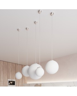 Lampa wisząca UGO 30 chrom Sollux SL.0264