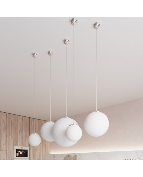 Lampa wisząca UGO 30 chrom Sollux SL.0264