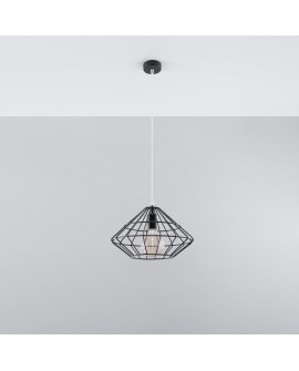 Lampa wisząca UMBERTO czarna Sollux SL.0294