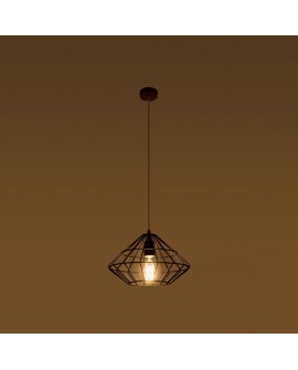 Lampa wisząca UMBERTO czarna Sollux SL.0294