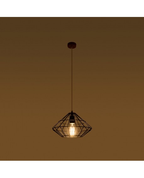 Lampa wisząca UMBERTO czarna Sollux SL.0294