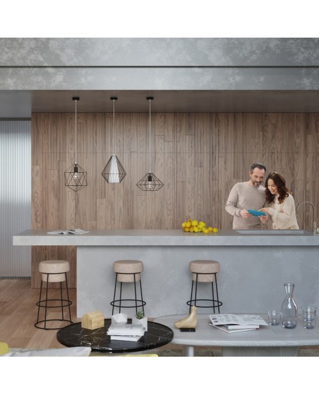 Lampa wisząca UMBERTO czarna Sollux SL.0294