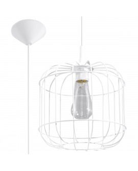 Lampa wisząca CELTA biała Sollux SL.0295