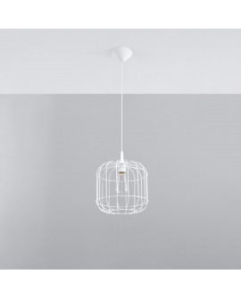 Lampa wisząca CELTA biała Sollux SL.0295