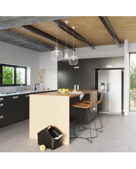 Lampa wisząca CELTA biała Sollux SL.0295