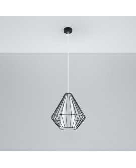 Lampa wisząca DEMI czarna Sollux SL.0298