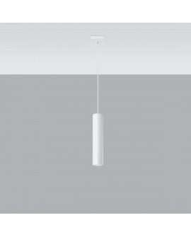 Lampa wisząca LAGOS 1 biały Sollux SL.0323