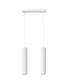 Lampa wisząca LAGOS 2 biały Sollux SL.0324