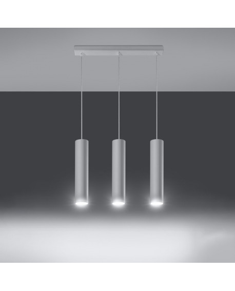 Lampa wisząca LAGOS 3L biały Sollux SL.0325
