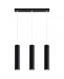 Lampa wisząca LAGOS 3L czarny Sollux SL.0329
