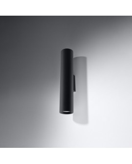 Kinkiet LAGOS 2 czarny Sollux SL.0330