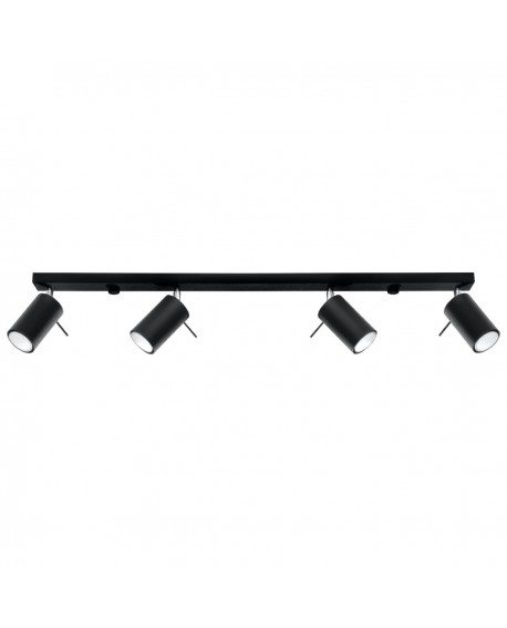 Plafon RING 4L czarny Sollux SL.0332