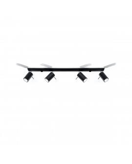 Plafon RING 4L czarny Sollux SL.0332