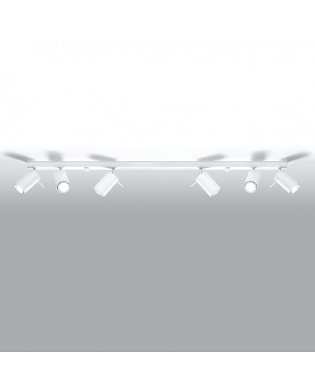 Plafon RING 6L biały Sollux SL.0333