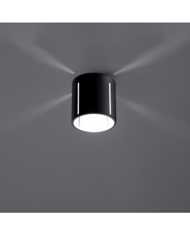 Plafon INEZ czarny Sollux SL.0356