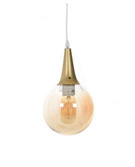 LAMPA WISZĄCA LOFT ZŁOTA ROCHERRO LUMINA DECO