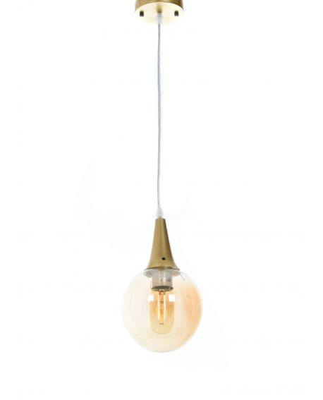 LAMPA WISZĄCA LOFT ZŁOTA ROCHERRO LUMINA DECO