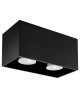 Plafon QUAD MAXI czarny Sollux SL.0381