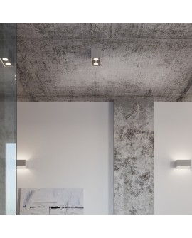 Plafon QUAD MAXI szary Sollux SL.0382