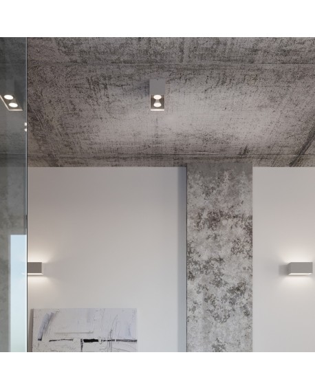 Plafon QUAD MAXI szary Sollux SL.0382