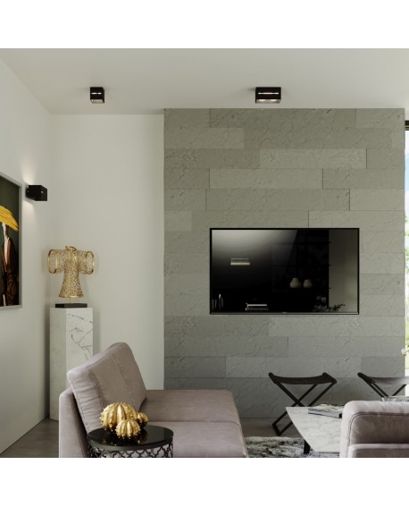 Plafon LOBO MAXI czarny Sollux SL.0384