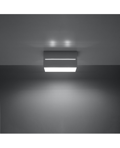 Plafon LOBO MAXI szary Sollux SL.0385