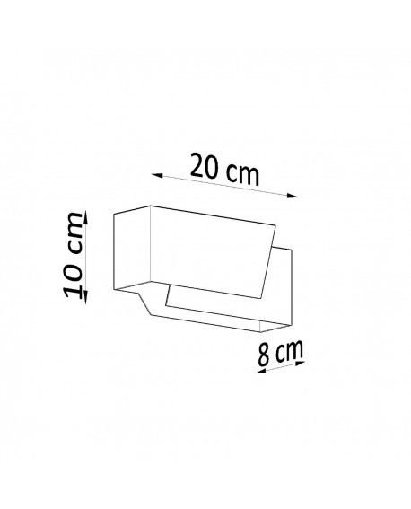 Kinkiet PIEGARE biały Sollux SL.0394