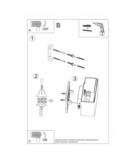 Kinkiet PIEGARE biały Sollux SL.0394