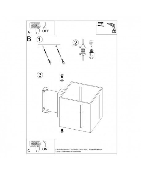 Kinkiet PIXAR czarny Sollux SL.0397