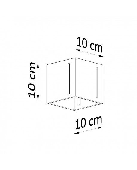 Plafon PIXAR szary Sollux SL.0399