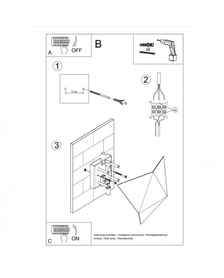 Kinkiet SOLIDO biały Sollux SL.0420