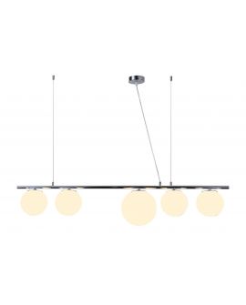 NOWOCZESNA LAMPA WISZĄCA CHROMOWANA BARISTICA W5 LUMINA DECO