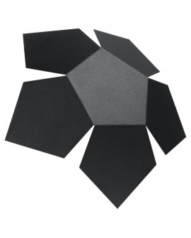 Kinkiet PENTA czarny Sollux SL.0423