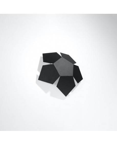 Kinkiet PENTA czarny Sollux SL.0423